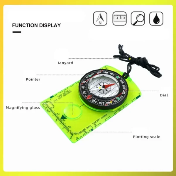 Waterproof Base-plate Compass - Image 3