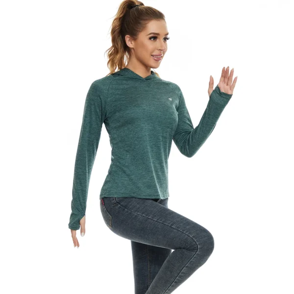 Women's Lightweight Long Sleeve Hoodie - Image 4