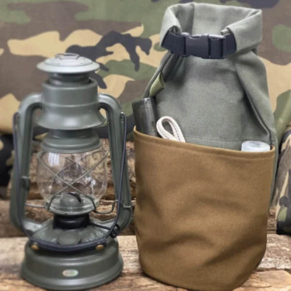 35cm Retro Outdoor Camping Kerosene Lamp Storage Bag - Image 3