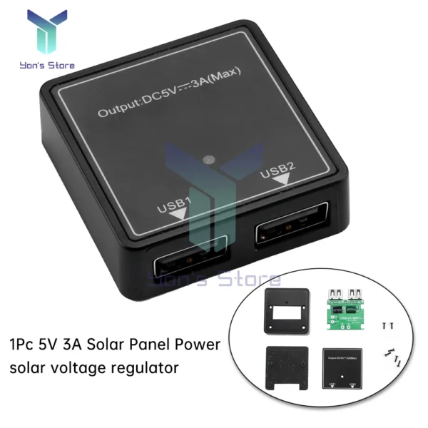 5V 3A Solar Panel Power Bank - Image 2