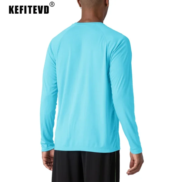 KEFITEVD Men's Long Sleeve T-Shirts - Image 2