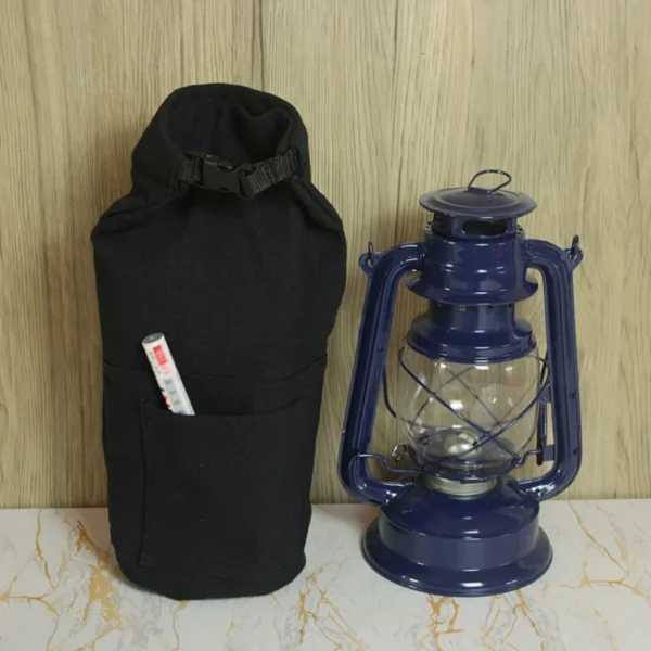 35cm Retro Outdoor Camping Kerosene Lamp Storage Bag - Image 2