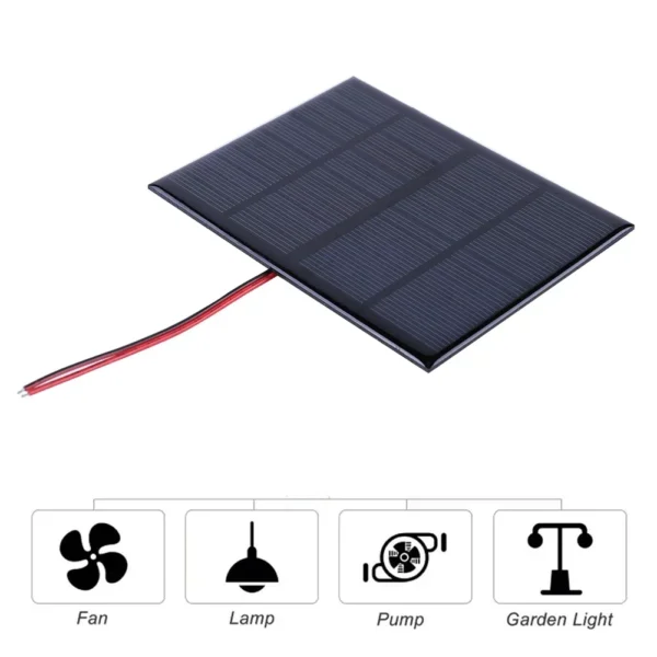 3W 12V Portable Cell Power Bank Battery Solar Charger - Image 6