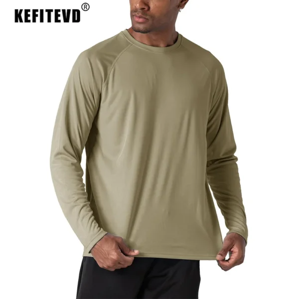 KEFITEVD Men's Long Sleeve T-Shirts - Image 3